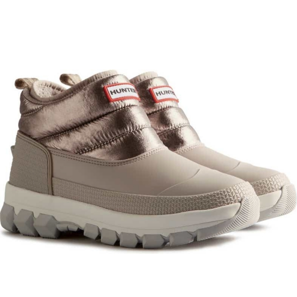 Hunter ankle metallic snow boots SALE